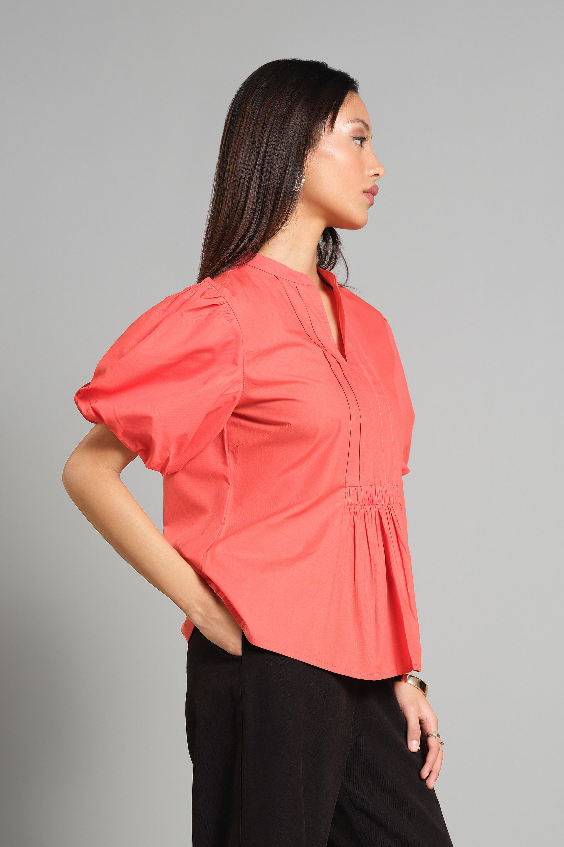 A Coral Dream Top, Orange, image 5